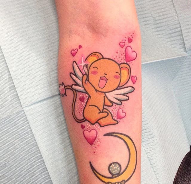 女性手臂卡通彩色纹身动漫纹身图案来自卡莉克罗尔