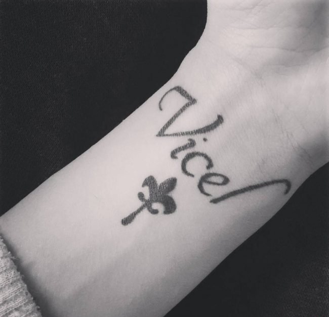 多款手腕上的小清新纹身图案