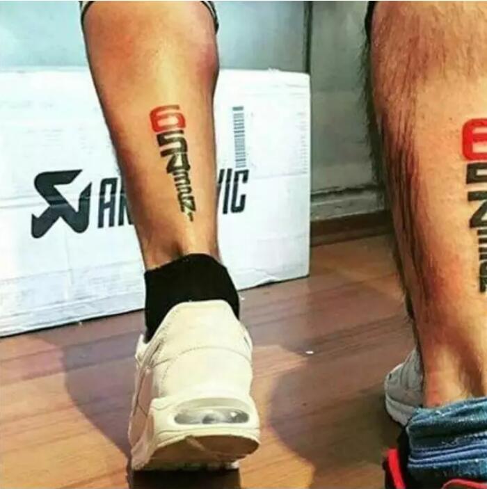 选个好看的腿部刺青 怎么搭都帅气满分