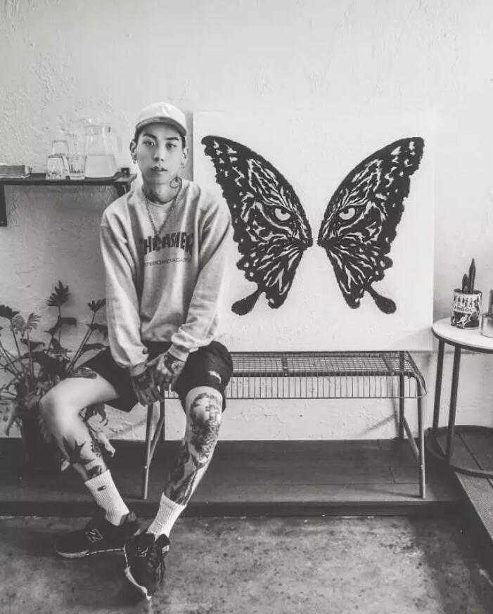 选个好看的腿部刺青 怎么搭都帅气满分