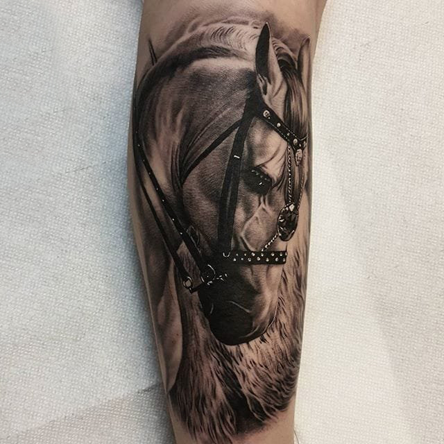 黑灰纹身 多款点刺纹素描经典纹身图案