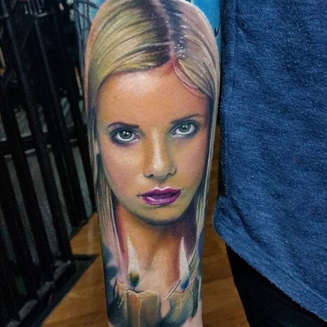 恐怖纹身 多款点刺纹身彩色恐怖纹身图案