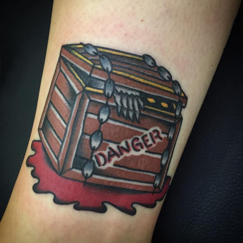 恐怖纹身 多款简约线条纹身素描恐怖纹身图案