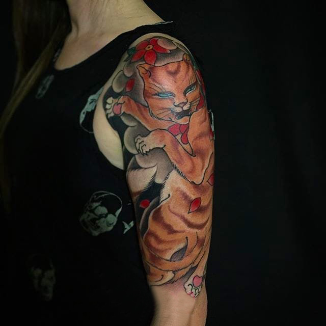 日本纹身 多款彩绘纹身日本纹身图案