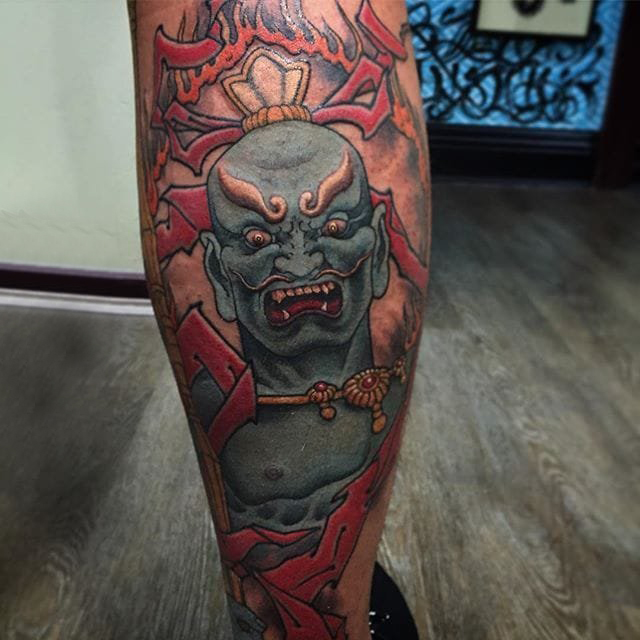 日本纹身 多款彩绘纹身素描日本风格纹身图案