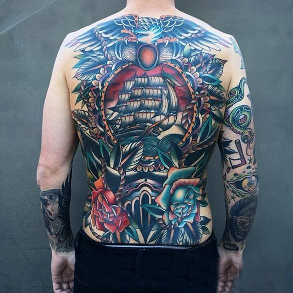 纹身传统 多款简约线条纹身彩绘传统纹身图案