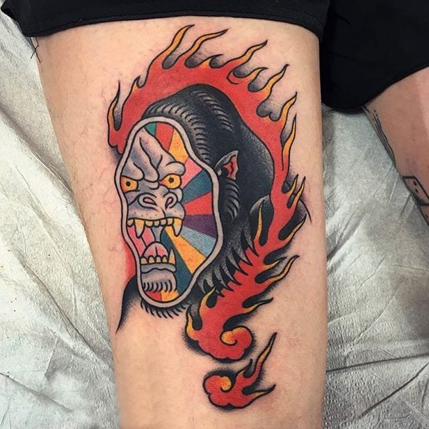 纹身传统 多款简约线条纹身彩绘传统纹身图案