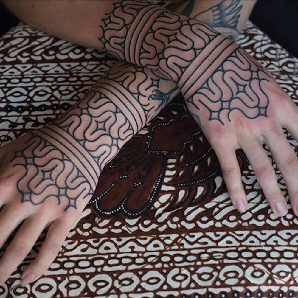 纹身几何 多款简单线条纹身素描几何纹身图案