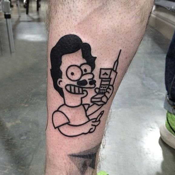 纹身卡通 多款素描纹身卡通纹身图案