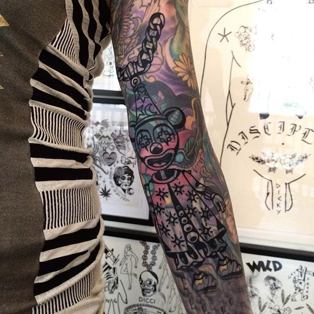 纹身卡通 多款素描纹身卡通纹身图案