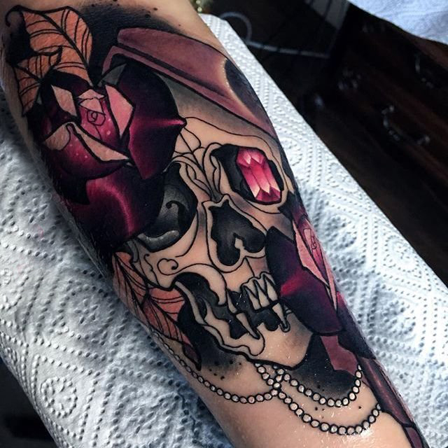 纹身水彩 多款小清新文艺纹身水彩纹身图案