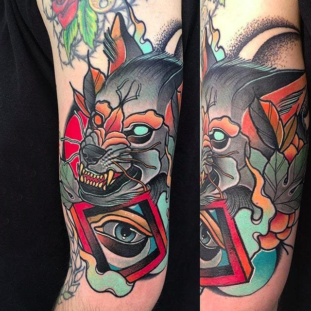 眼睛纹身 多款彩绘纹身素描眼睛纹身图案