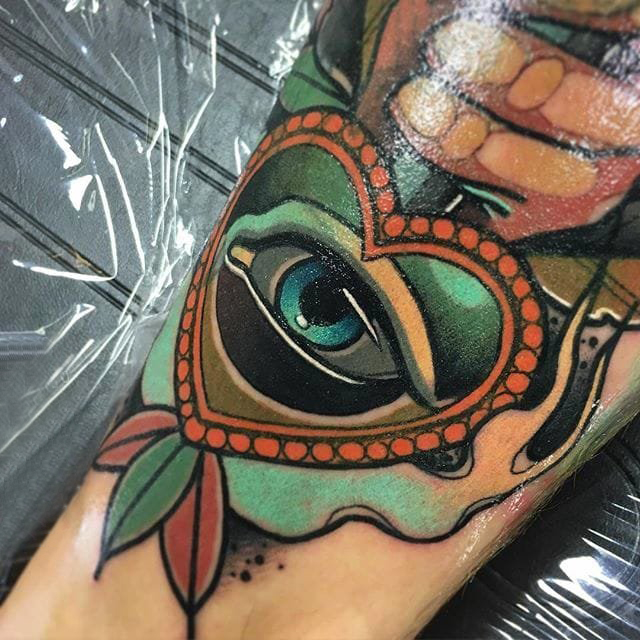 眼睛纹身 多款彩绘纹身素描眼睛纹身图案