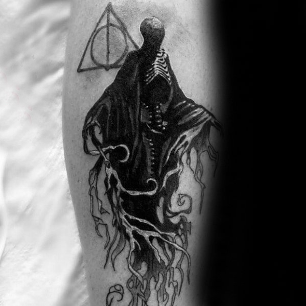 幽灵纹身图案 多款简单线条纹身素描幽灵纹身图案