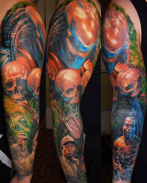 异形归来科幻世界里的纹身