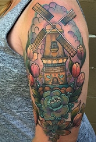 小清新文艺纹身 多款小清新文艺纹身素描彩绘纹身图案