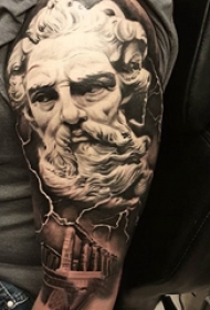 黑灰纹身 多款点刺纹素描经典纹身图案