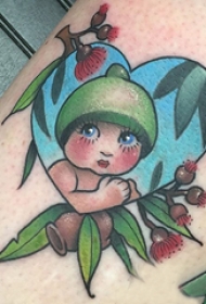 心形纹身图案 多款彩绘纹身心形可爱纹身图案