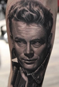 人物肖像纹身 多款点刺纹身黑色人物纹身图案