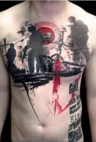 纹身就要随心随性 涂鸦风格纹身图案