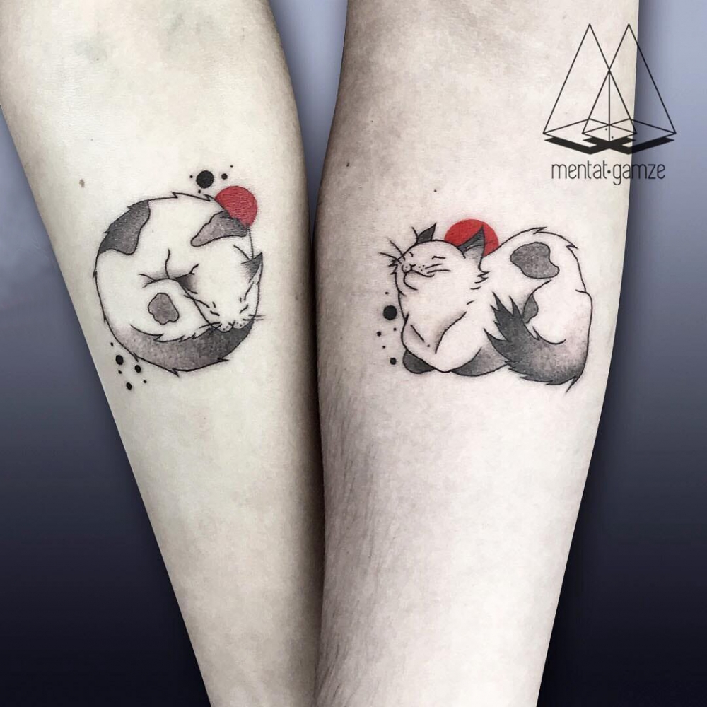 创意情侣纹身  爱意浓浓的情侣纹身图案