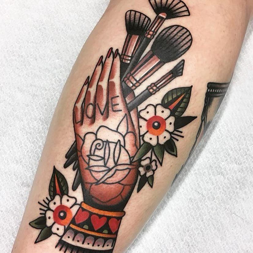 花卉纹身图案  种类多样的唯美花卉纹身图案