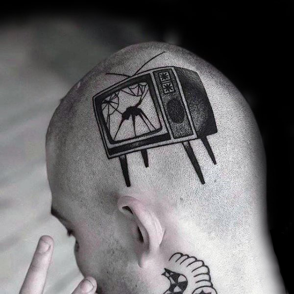 几何 纹身图案  迷你却百变的电视纹身图案