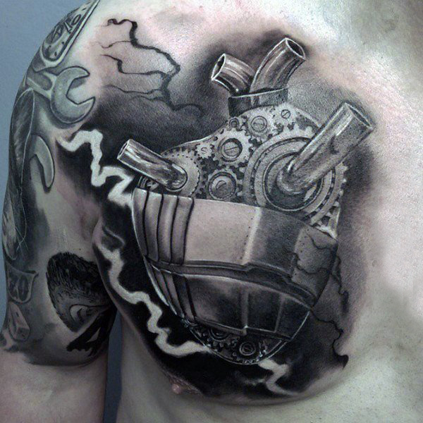 抽象线条纹身  趣味百变的抽象线条纹身图案