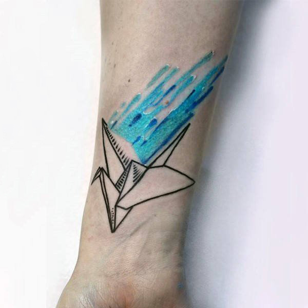 几何 纹身图案   折纸风格的几何纹身图案