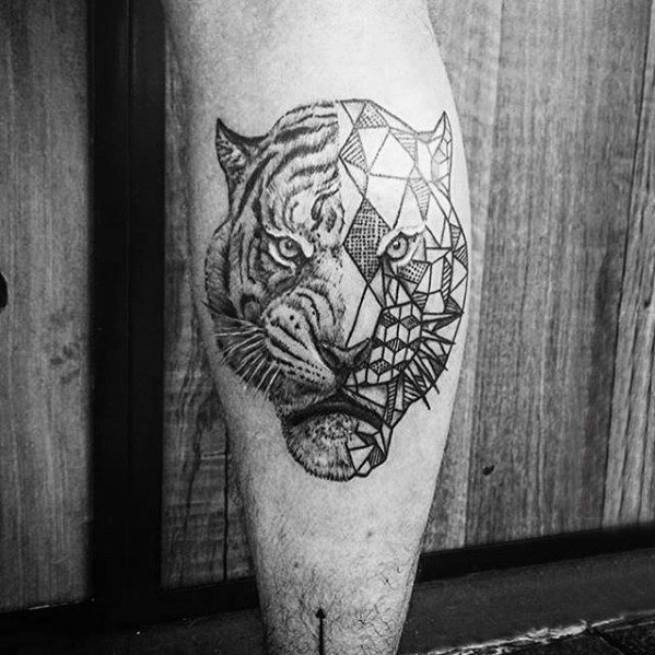纹身老虎  凶猛个性的老虎纹身图案