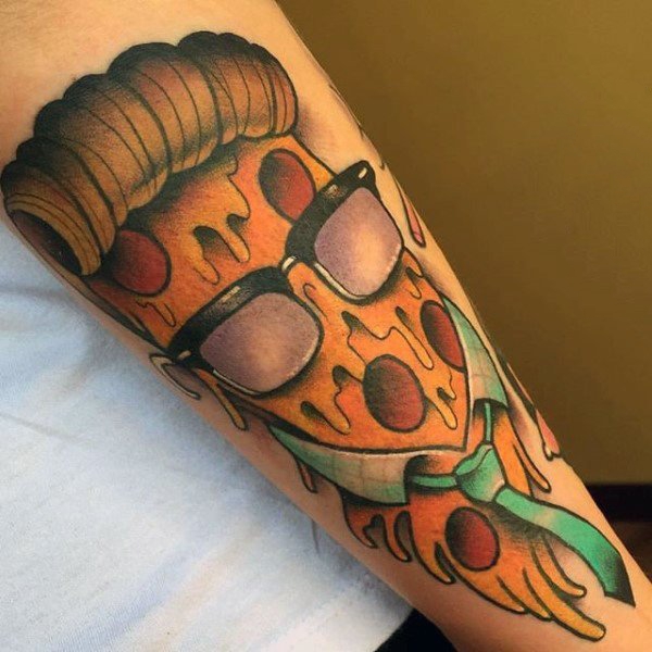 各式各样的食物纹身图案