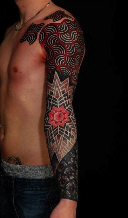 手臂纹身图片  款式多样的手臂纹身图案