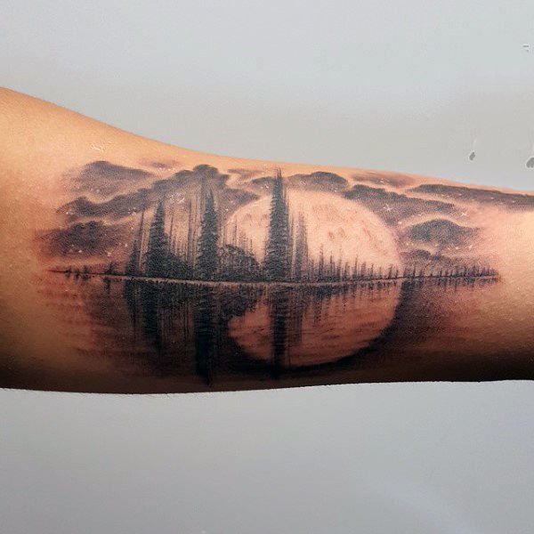 纹身黑色  设计感十足的黑色纹身图案