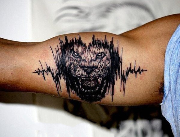 纹身黑色  设计感十足的黑色纹身图案