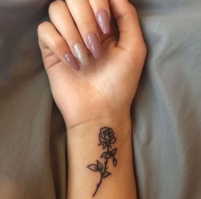 小清新 纹身  多款适合女生的小清新纹身图案