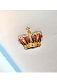 王冠纹身手稿图案