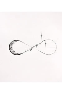 无限星球纹身手稿