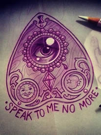 眼睛纹身注视你印记着这一切纹身图手稿