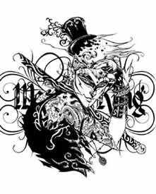 霸气无双的孙悟空纹身图案手稿