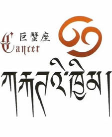 巨蟹座星座纹身图片手稿