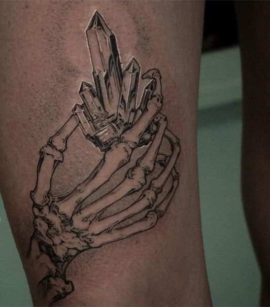 水晶纹身    唯美而又绚丽的水晶纹身图案