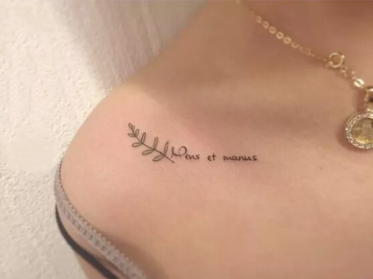 小图案纹身图片  简单却又十分清新的小图案纹身图案