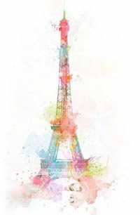 埃菲尔铁塔纹身手稿图