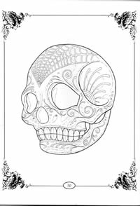 43643晨光骷髅纹身手稿合集