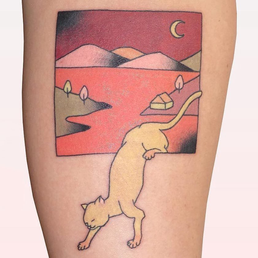 风景纹身   创意而又个性的风景纹身图案