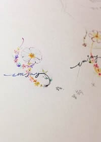 清新碎花纹身素材系列