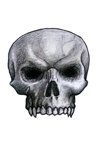 骷髅纹身手稿