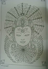 西藏神佛经典纹身素材系列