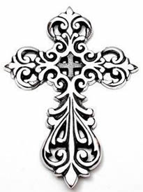 前卫十字架纹身手稿素材