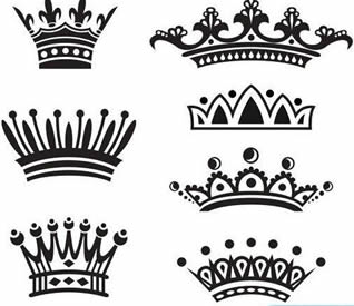 皇冠图腾系列纹身素材
